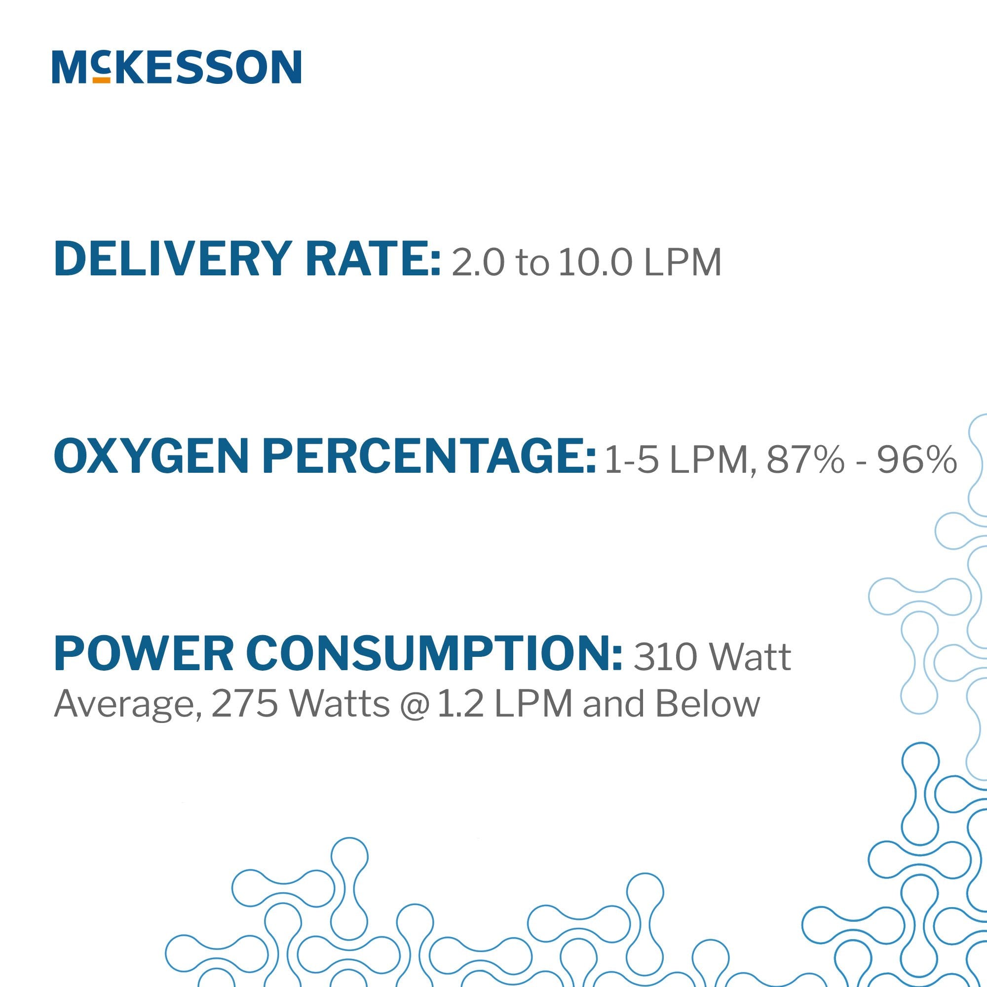 McKesson 5-Liter Compact Concentrator with Oxygen Sensing Device 146-525DS