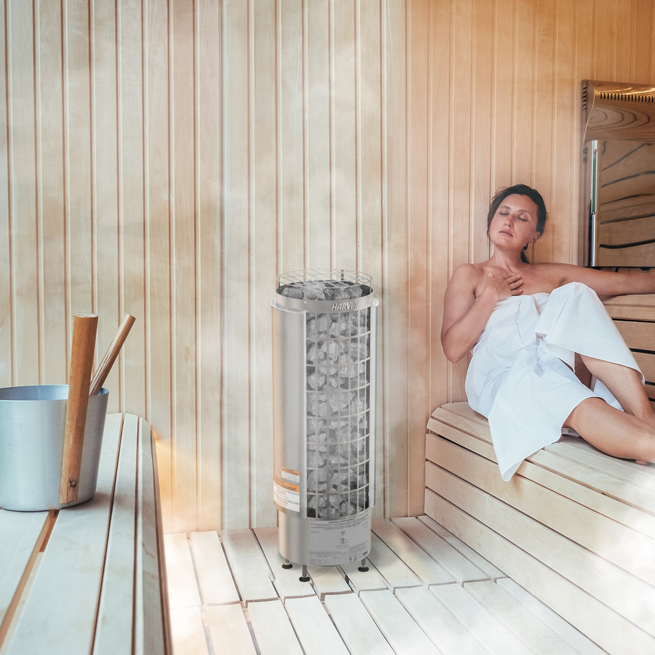 Electric Sauna Heater With Xenio CX45 Digital Control Panel & Sauna Stones