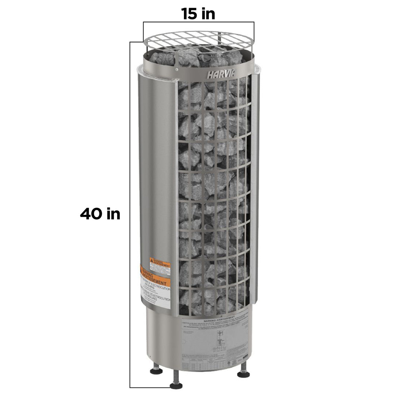 Electric Sauna Heater With Xenio CX45 Digital Control Panel & Sauna Stones