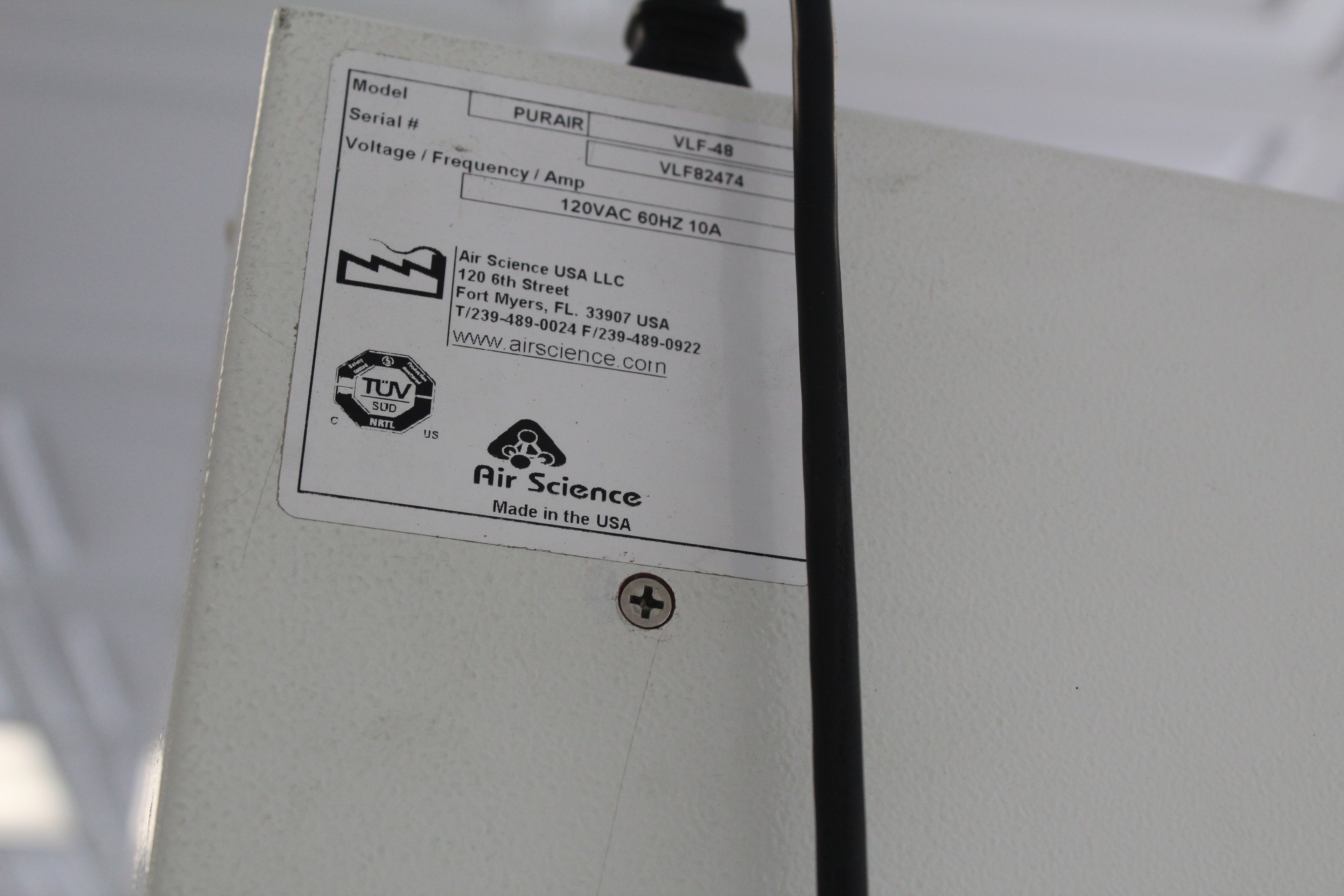 Air Science, LF-Series: Laminar Flow Hood and Base Stand