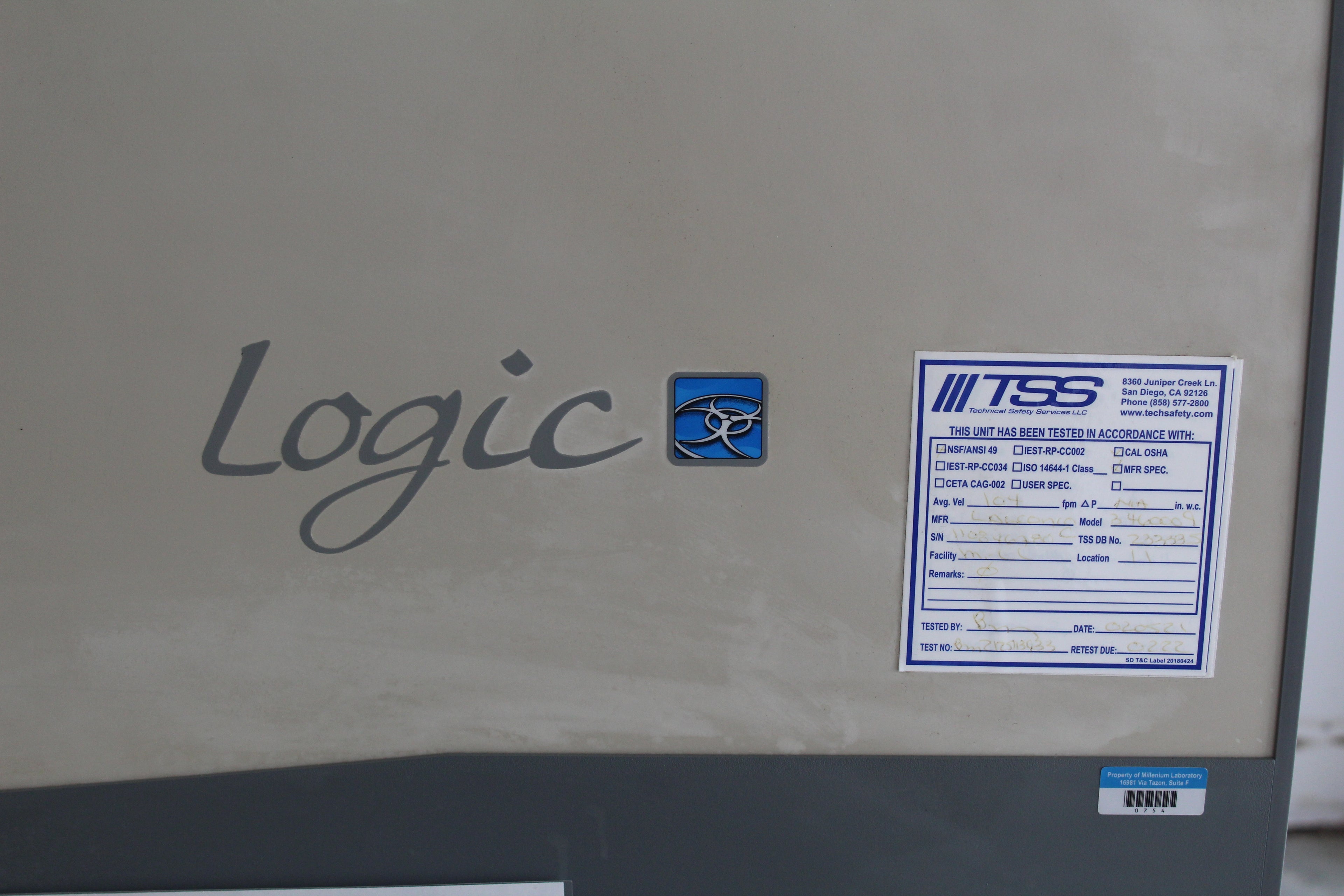 Labconco Logic Purifier Biological Safety Cabinet