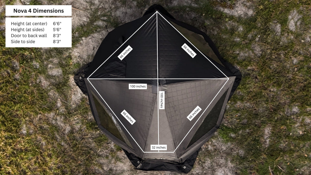 Nova 4 Sauna Tent (4-person; tent only)