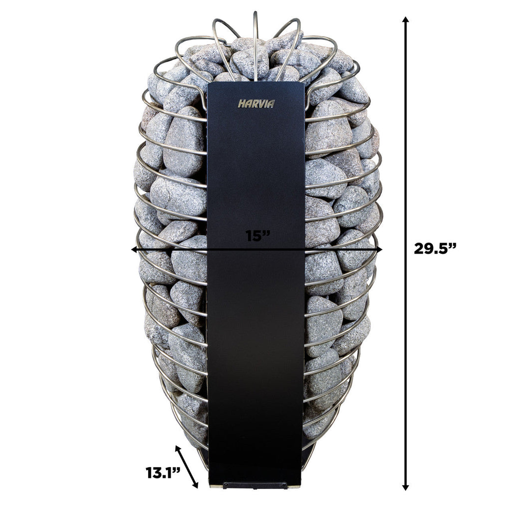 Electric Sauna Heater With Digital Xenio Control Panel, WiFi Remote Control And Stones