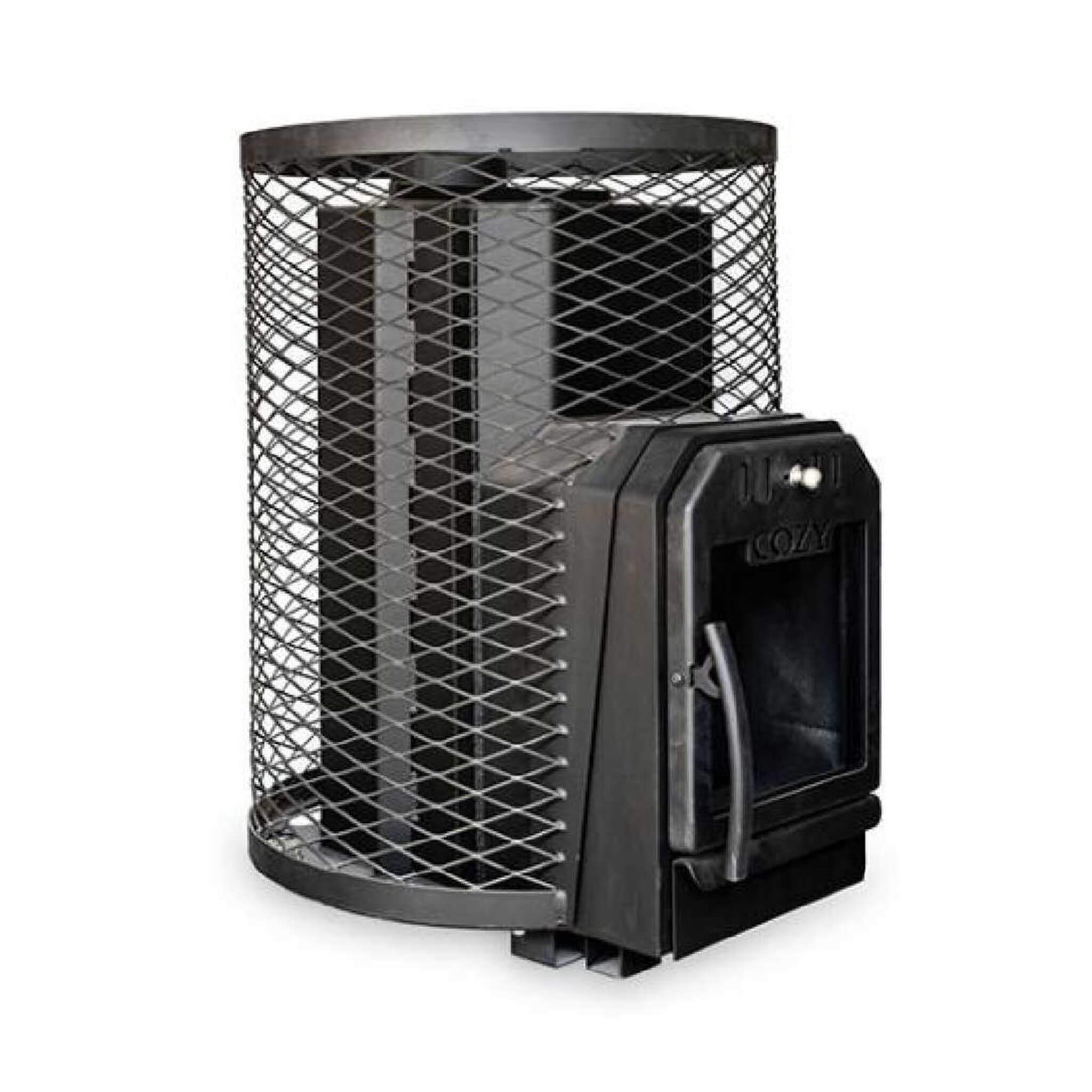 Floor Mount Wood-Burning Sauna Stove With Sauna Stones