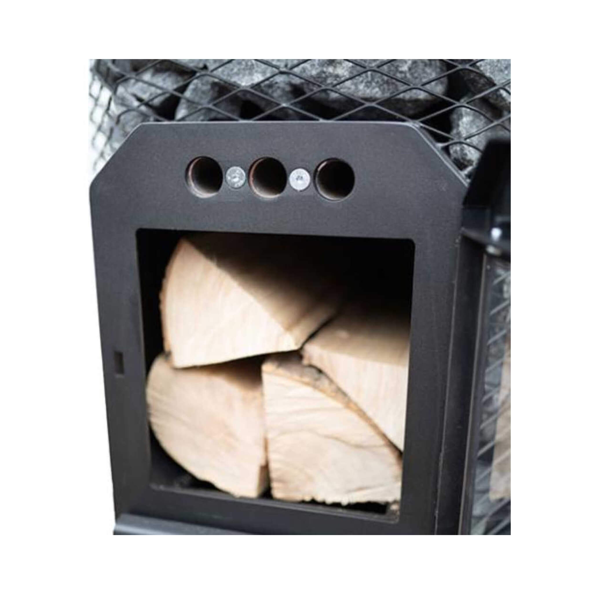 Floor Mount Wood-Burning Sauna Stove With Sauna Stones