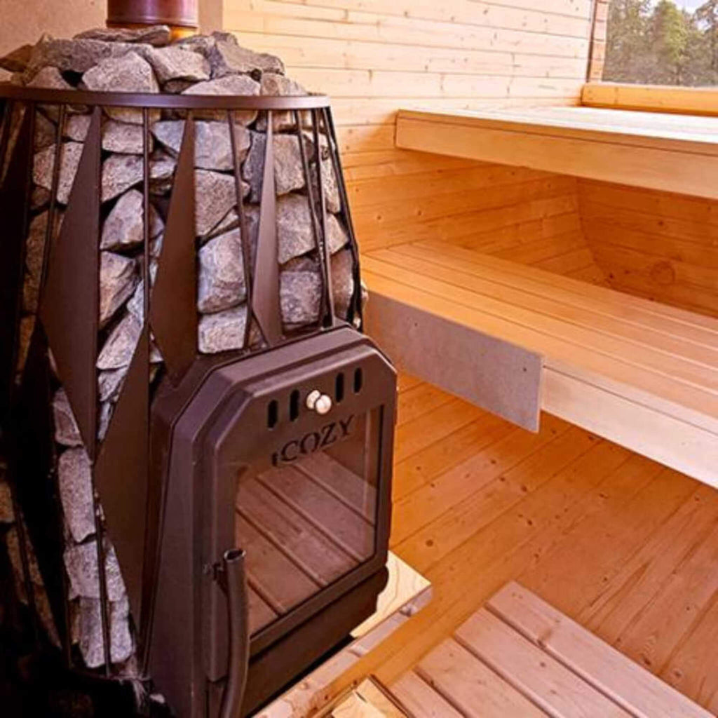 Cozy Heat OG Wood-Burning Sauna Stove With Sauna Stones