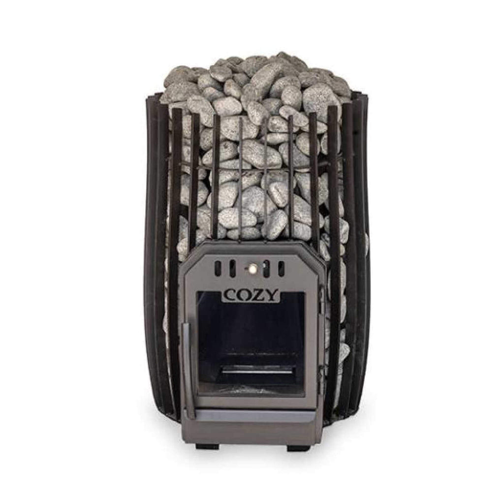 Cylindrical Shape Sauna Stove With Sauna Stones