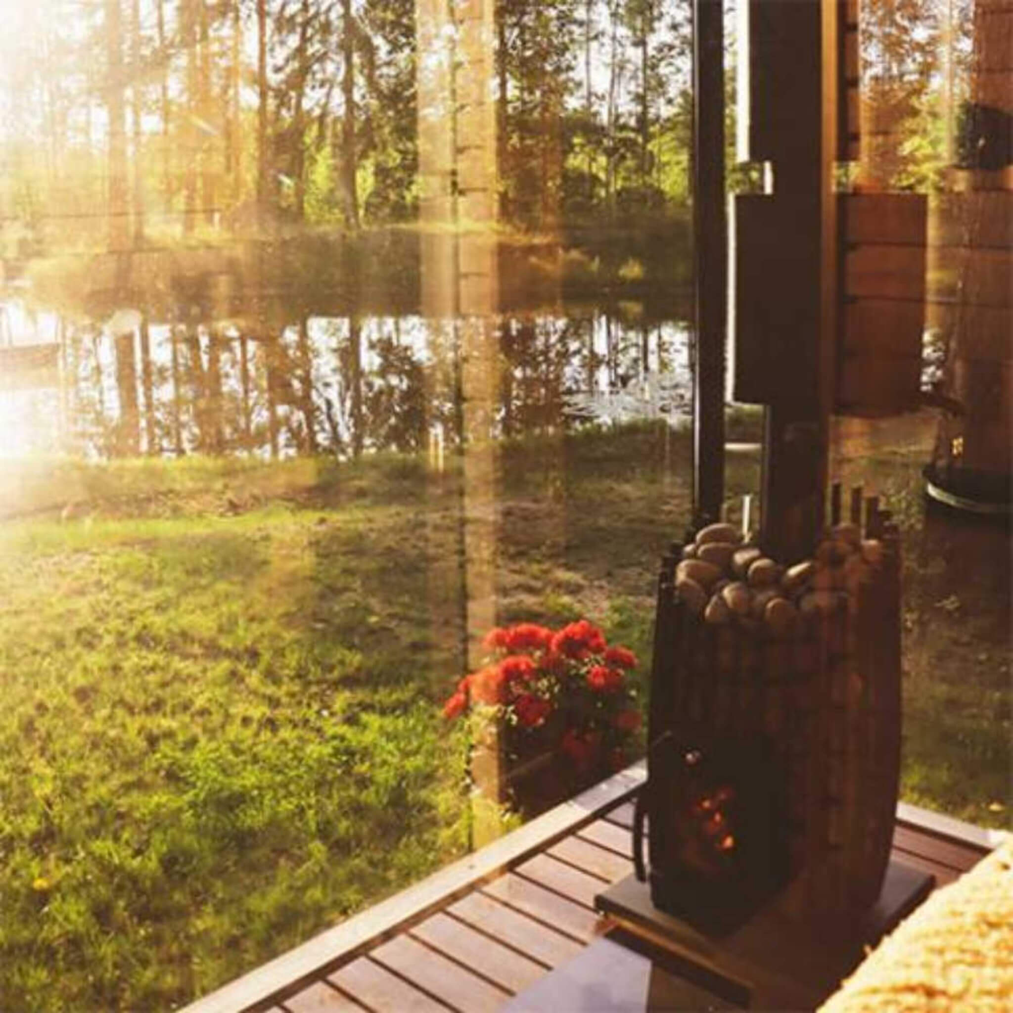Cylindrical Shape Sauna Stove With Sauna Stones