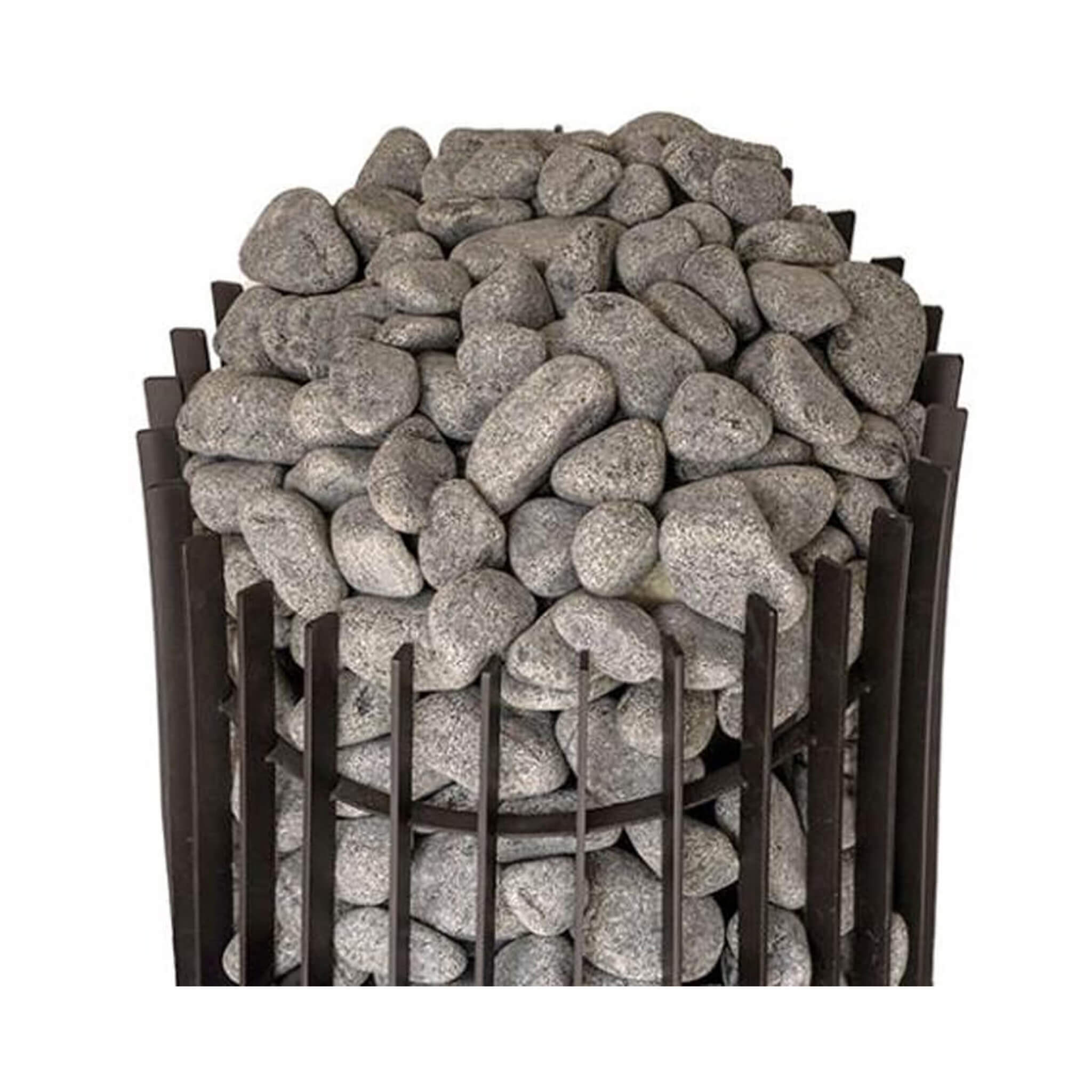 Cylindrical Shape Sauna Stove With Sauna Stones
