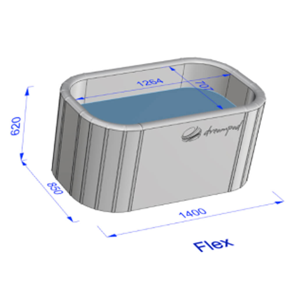 Ice Bath Flex Premium Inflatable PVC Reinforced Floatation Tank