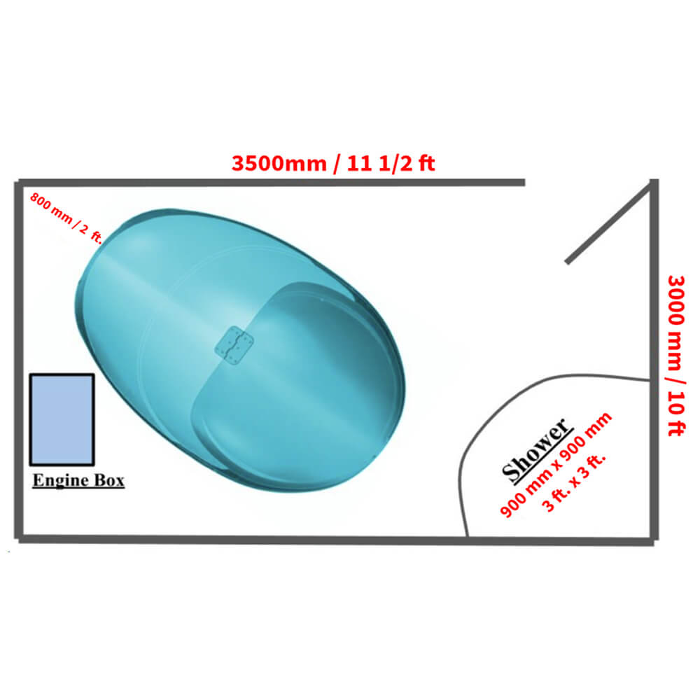 Sport Commercial Home Flotation Sensory Isolation Tank Pod Spa