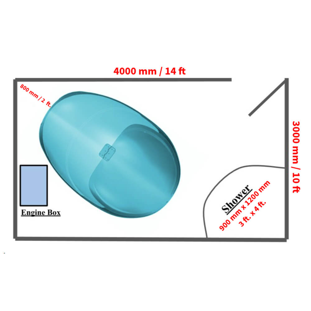 Commercial Home Flotation Sensory Isolation Tank Pod Spa