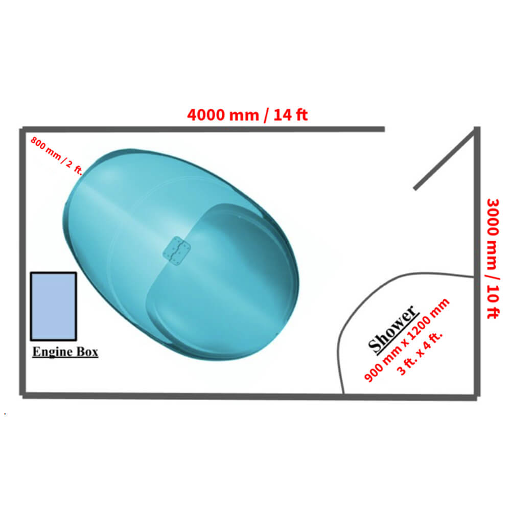 Commercial Home Flotation Sensory Isolation Tank Pod Spa