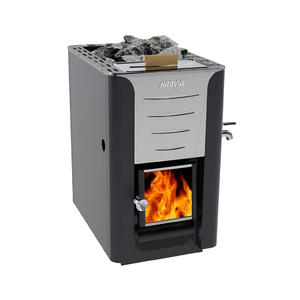 Wood Sauna Stove With Water Tank & Stauna Stones