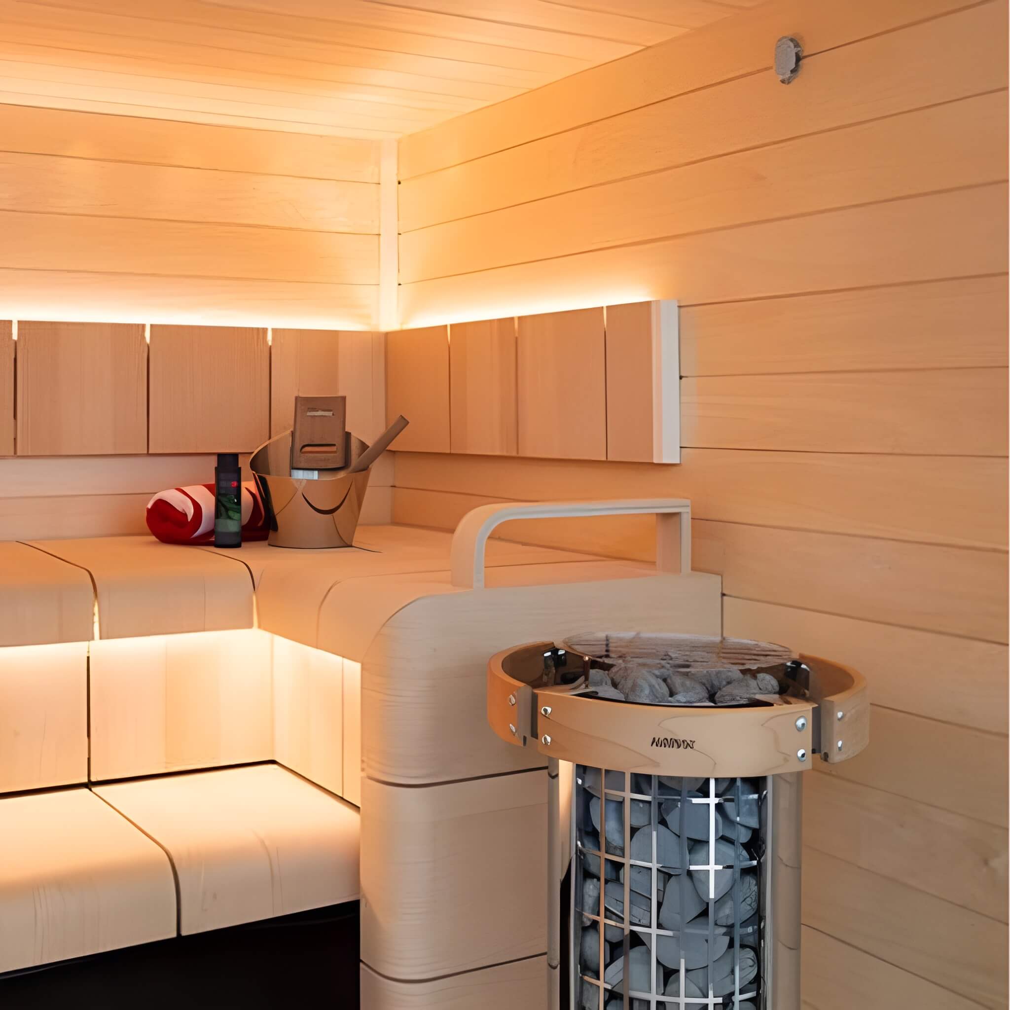 Electric Sauna Heater With Xenio CX45 Digital Control Panel & Sauna Stones