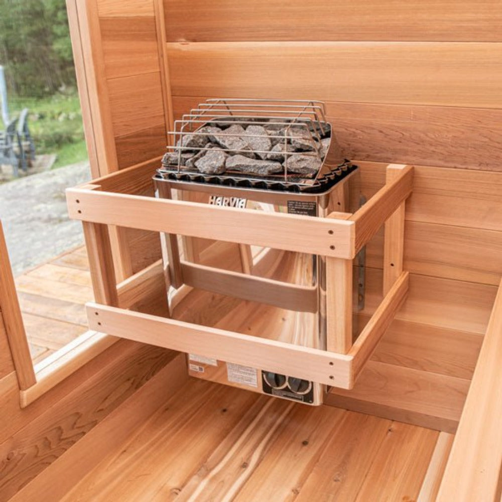 Wet/Dry Electric Sauna Heater Stove With Built-In Controls & Sauna Stones