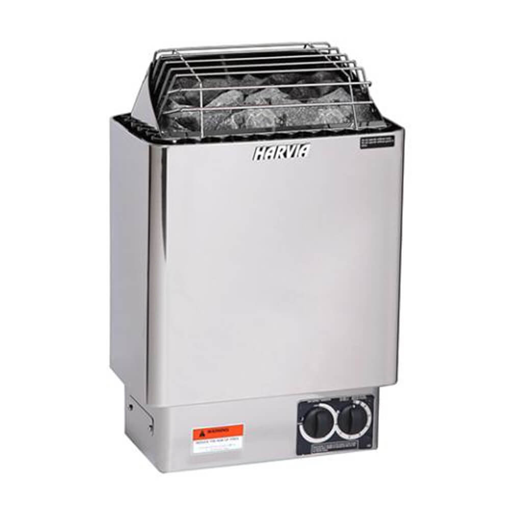 Wet/Dry Electric Sauna Heater Stove With Built-In Controls & Sauna Stones