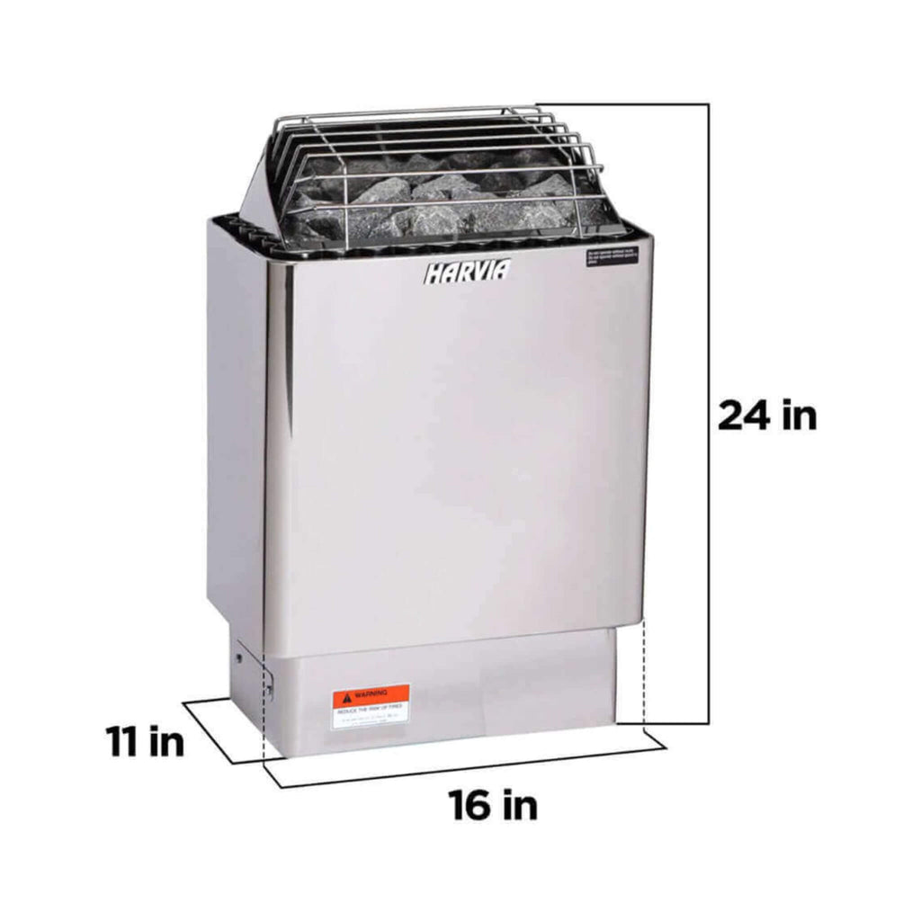 Electric Sauna Heater With Xenio CX170 Digital WIFI Control & Sauna Stones
