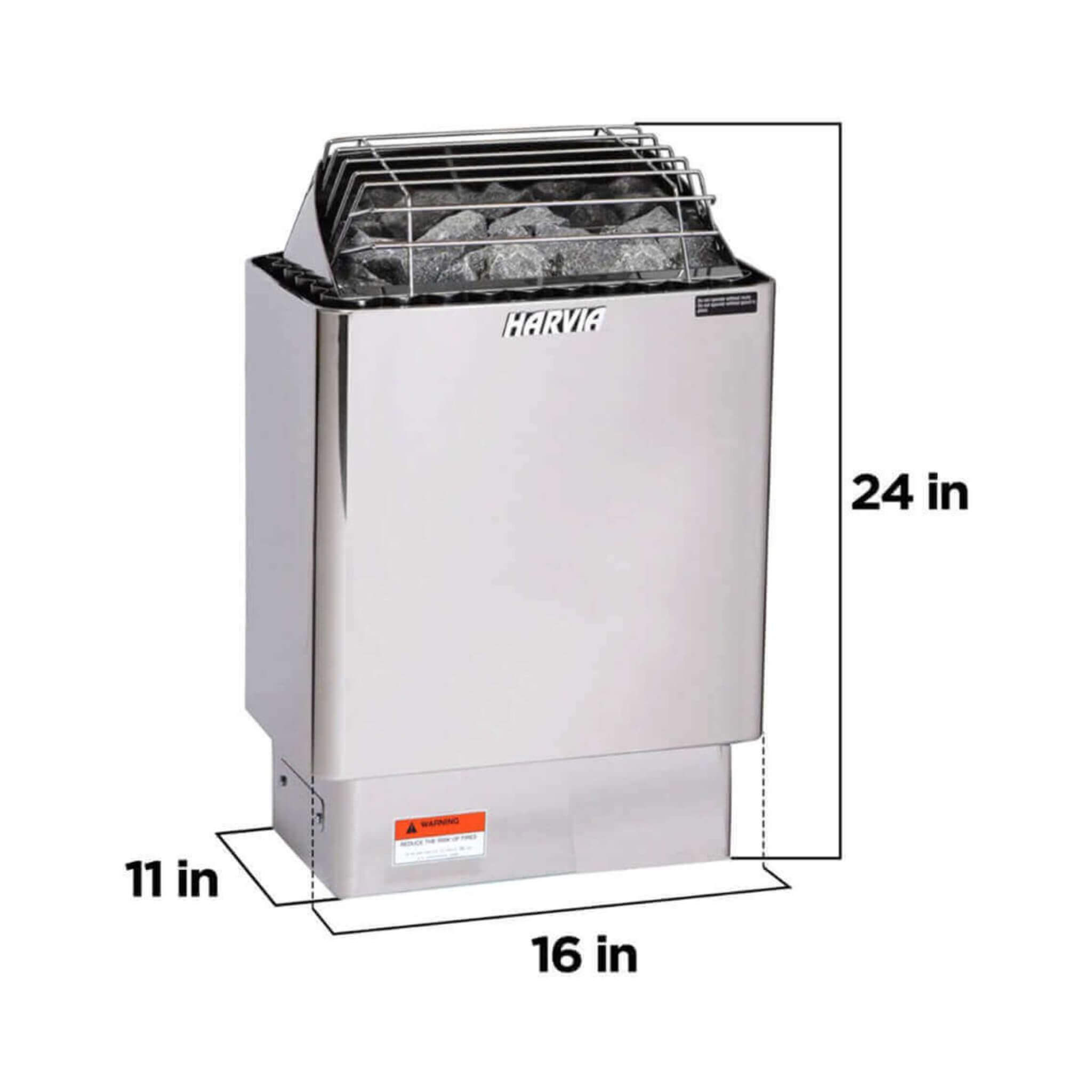 Electric Sauna Heater With Xenio CX170 Digital WIFI Control & Sauna Stones