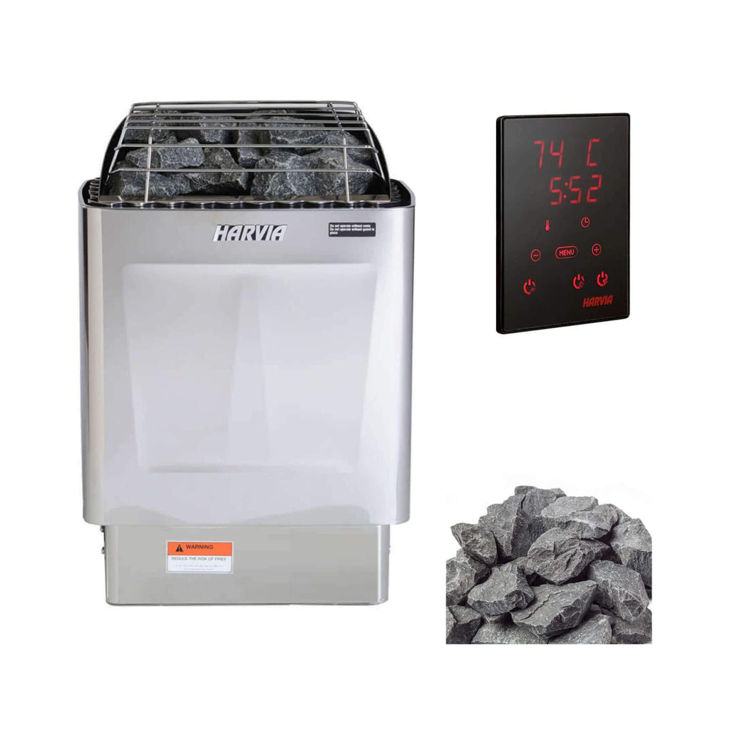 Electric Sauna Heater With Xenio CX170 Digital Control, WiFi Remote Control & Sauna Stones