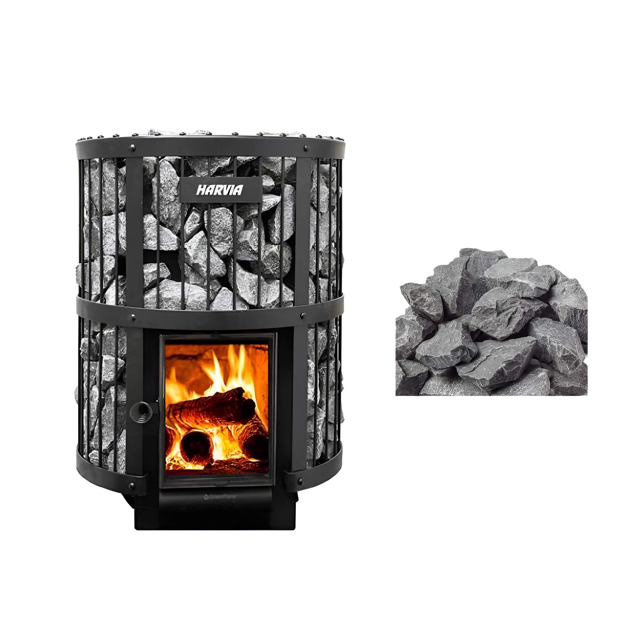 Wood Sauna Stove With Sauna Stones