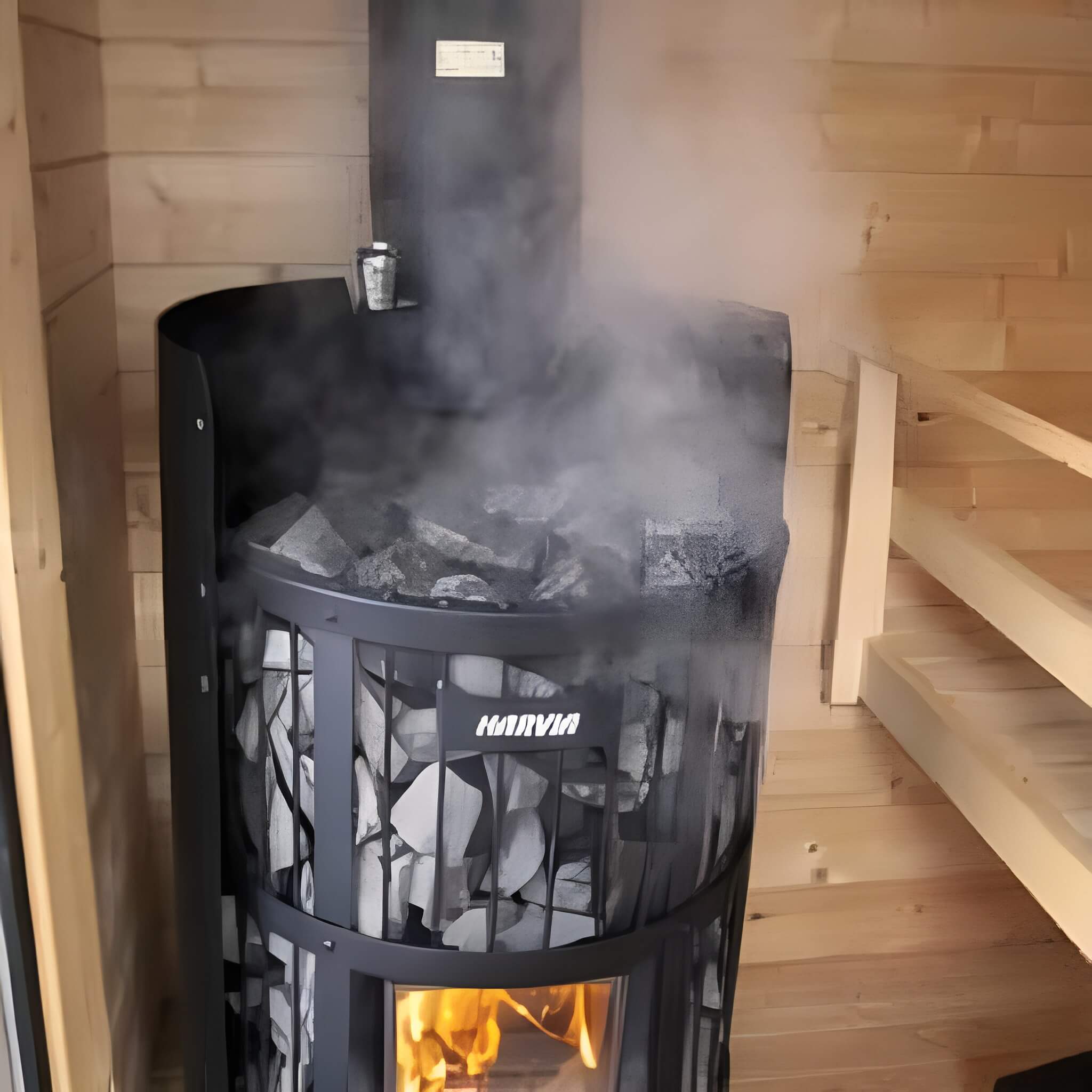 Wood Sauna Stove With Sauna Stones