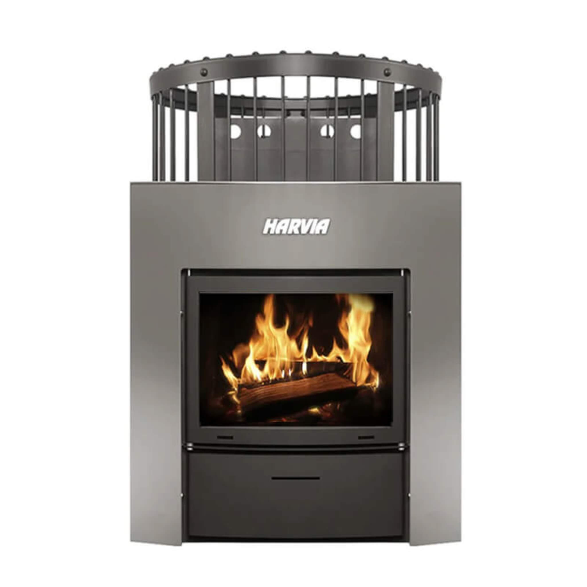 Duo Wood Burning Sauna Stove/Fireplace Combo With Sauna Stones