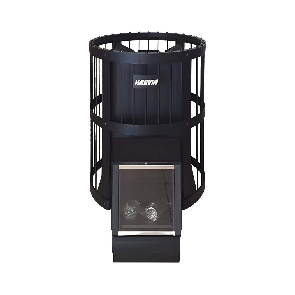 Wood Burning Sauna Stove With Extension Feed & Sauna Stones