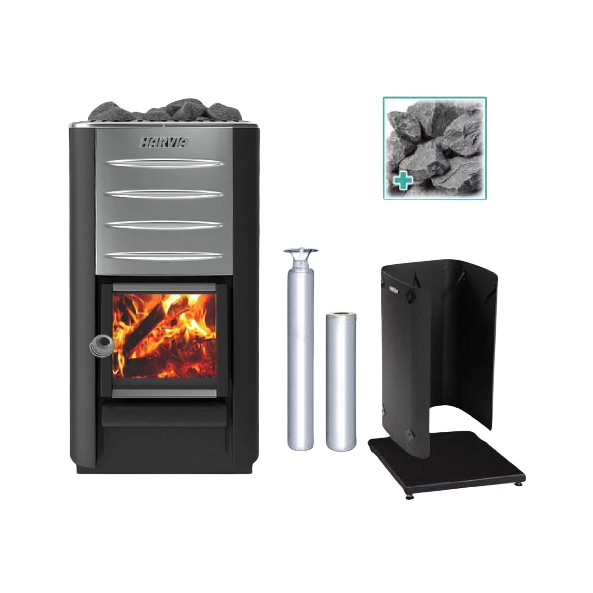 Premium Wood-Burning Sauna Stove Kit