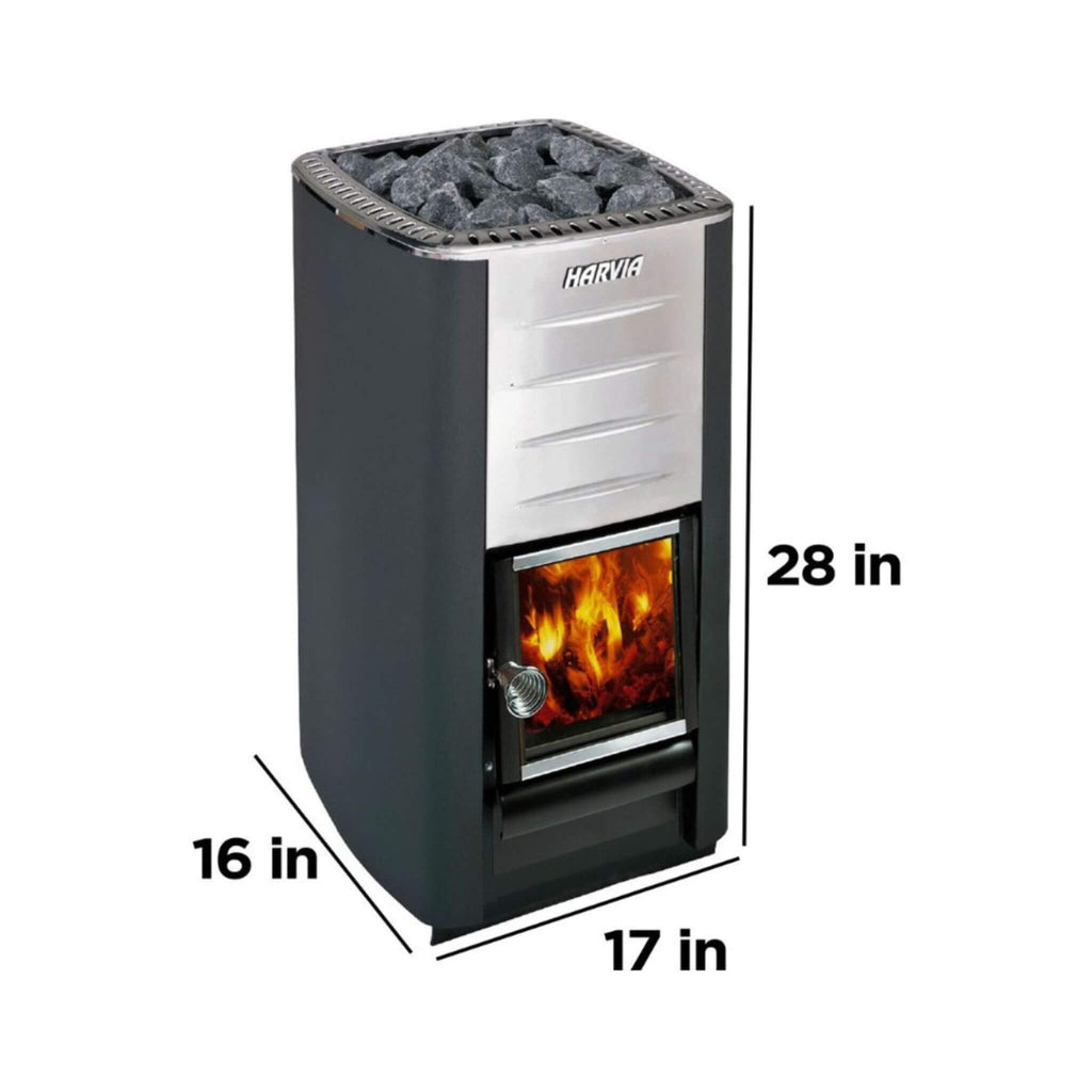 Premium Wood-Burning Sauna Heater Stove With Sauna Stones
