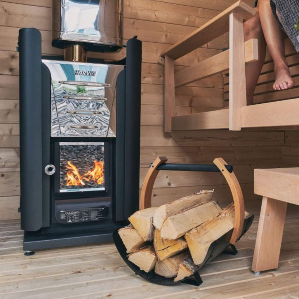 Premium Wood-Burning Sauna Heater Stove With Sauna Stones