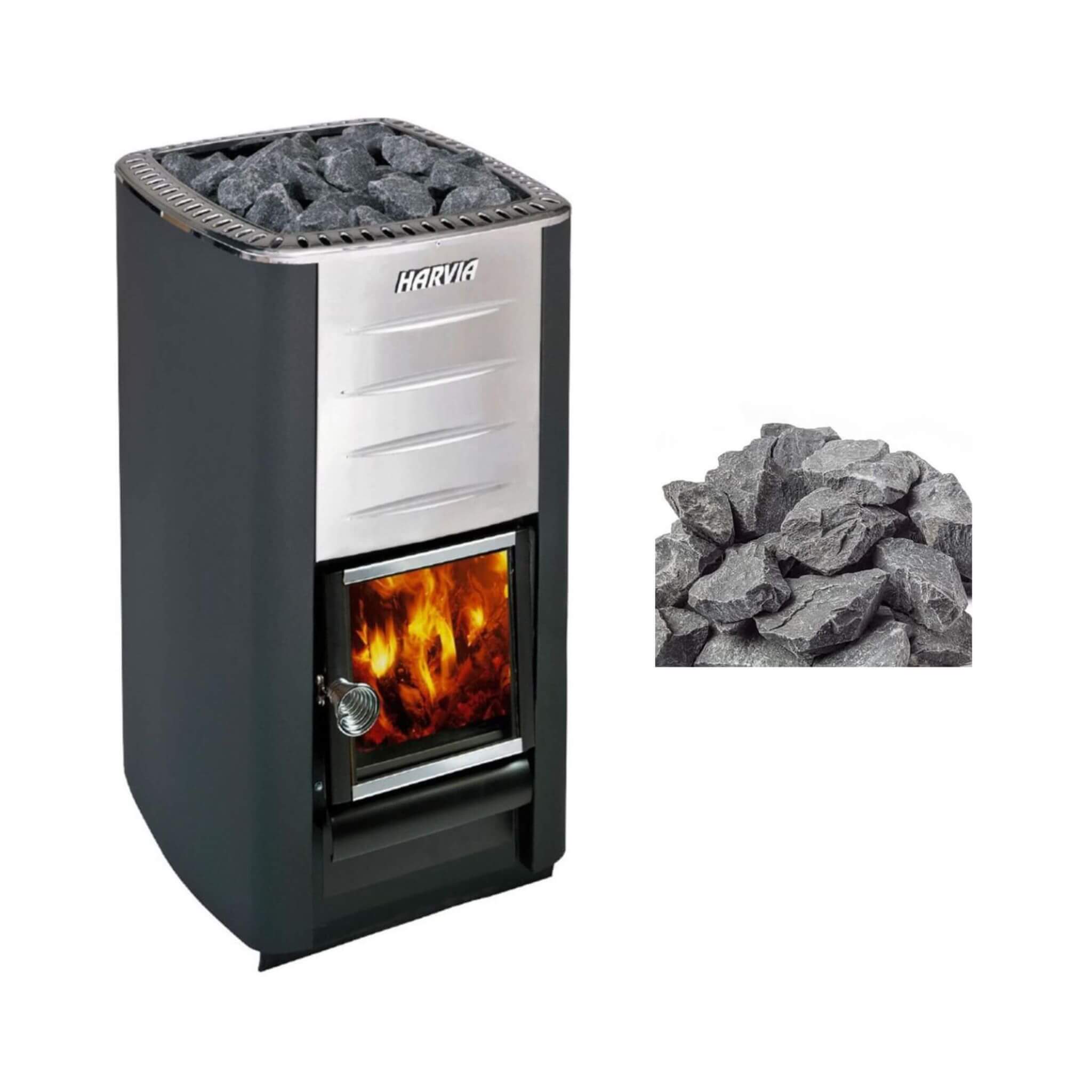 Premium Wood-Burning Sauna Heater Stove With Sauna Stones