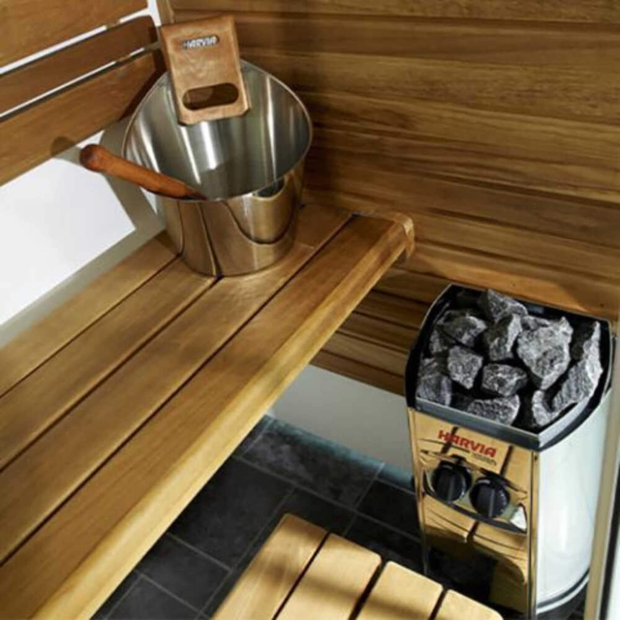 Compact Electric Steel Sauna Heater With Sauna Stones