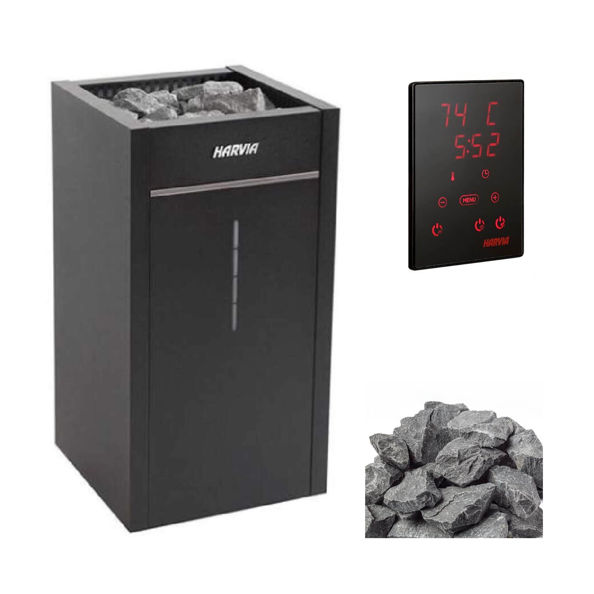 Electric Sauna Heater With Xenio Series Digital Control & Sauna Stones
