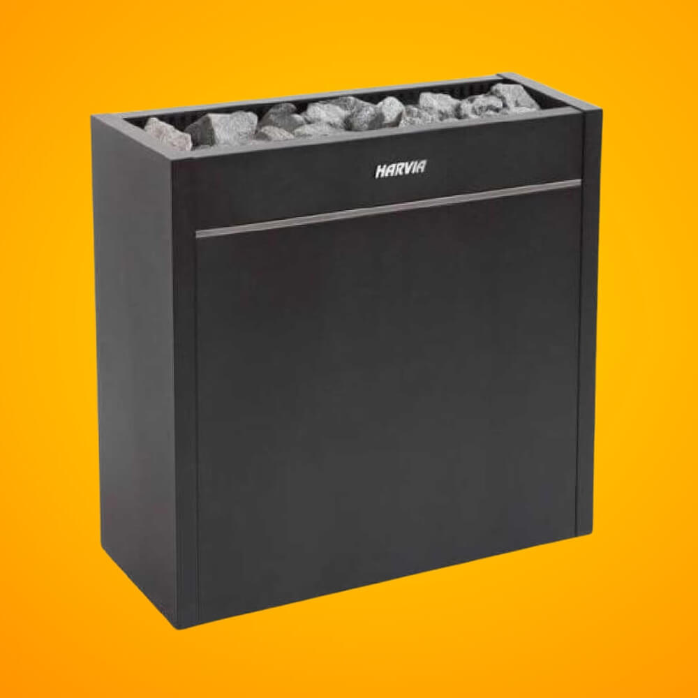 Heavy-Duty Electric Sauna Heater With Xenio CX45 Control Panel, Power Extension Unit & Sauna Stones