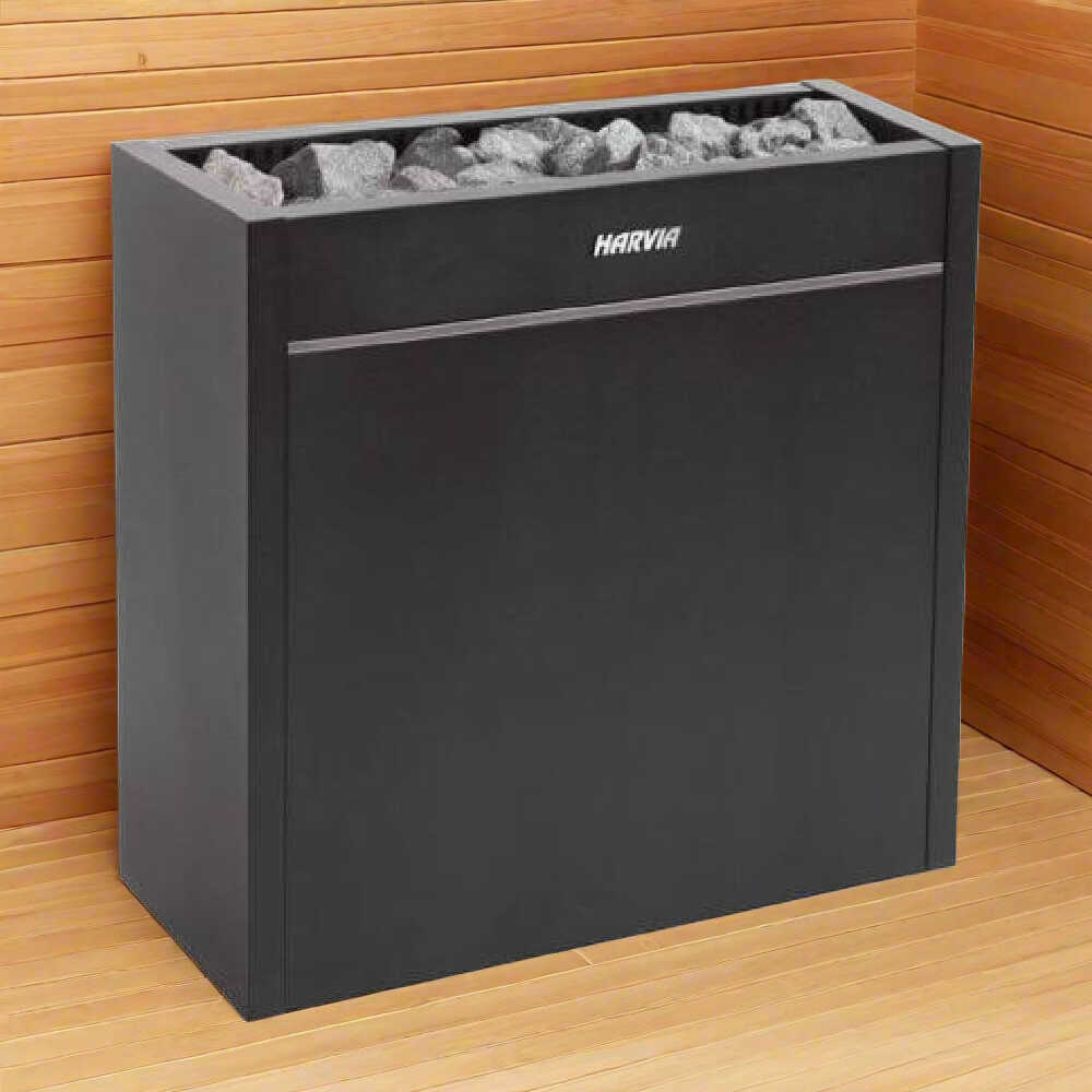 Heavy-Duty Electric Sauna Heater With Xenio CX45 Control Panel, Power Extension Unit & Sauna Stones