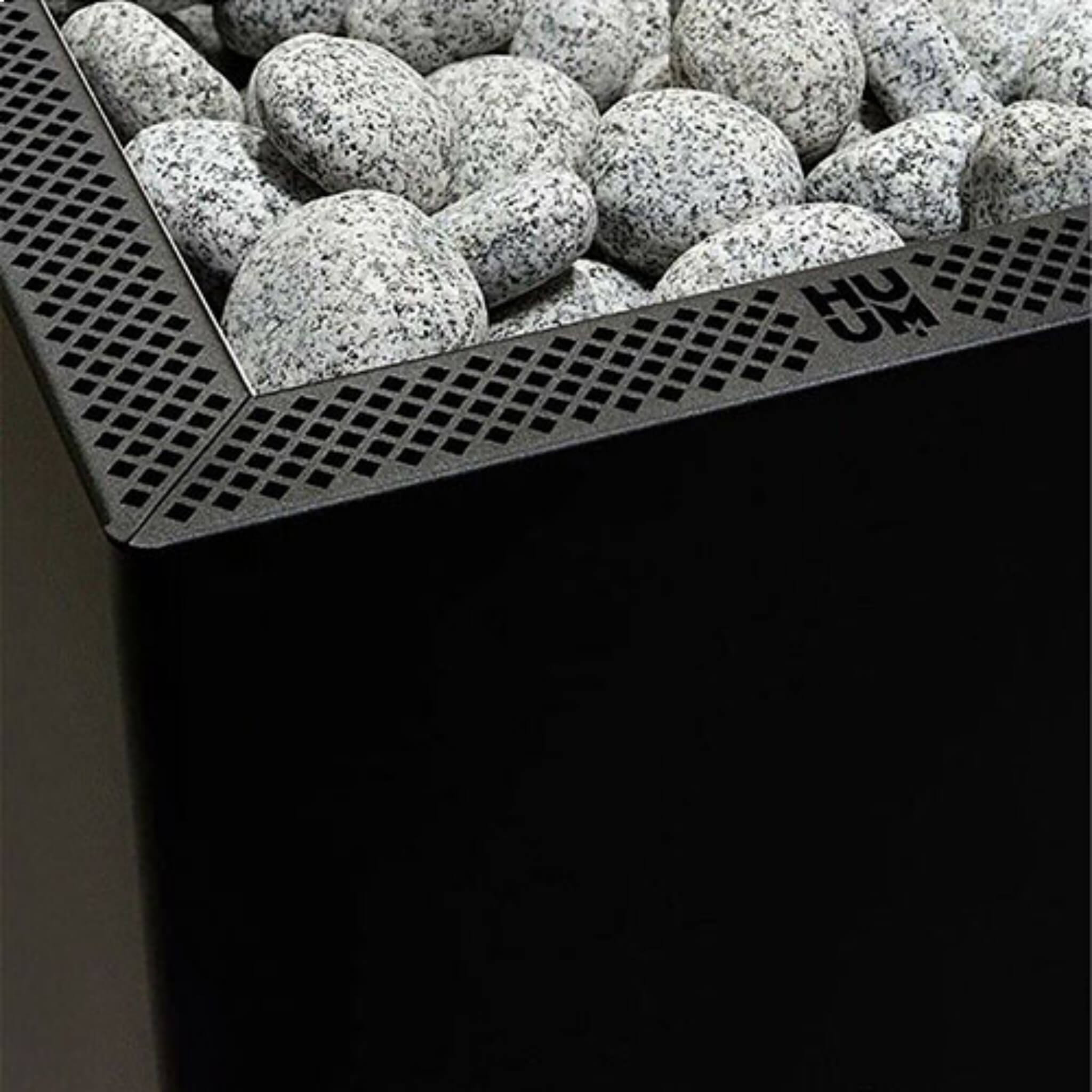 Black Sauna Heater With UKU Local Digital Controller & Stones
