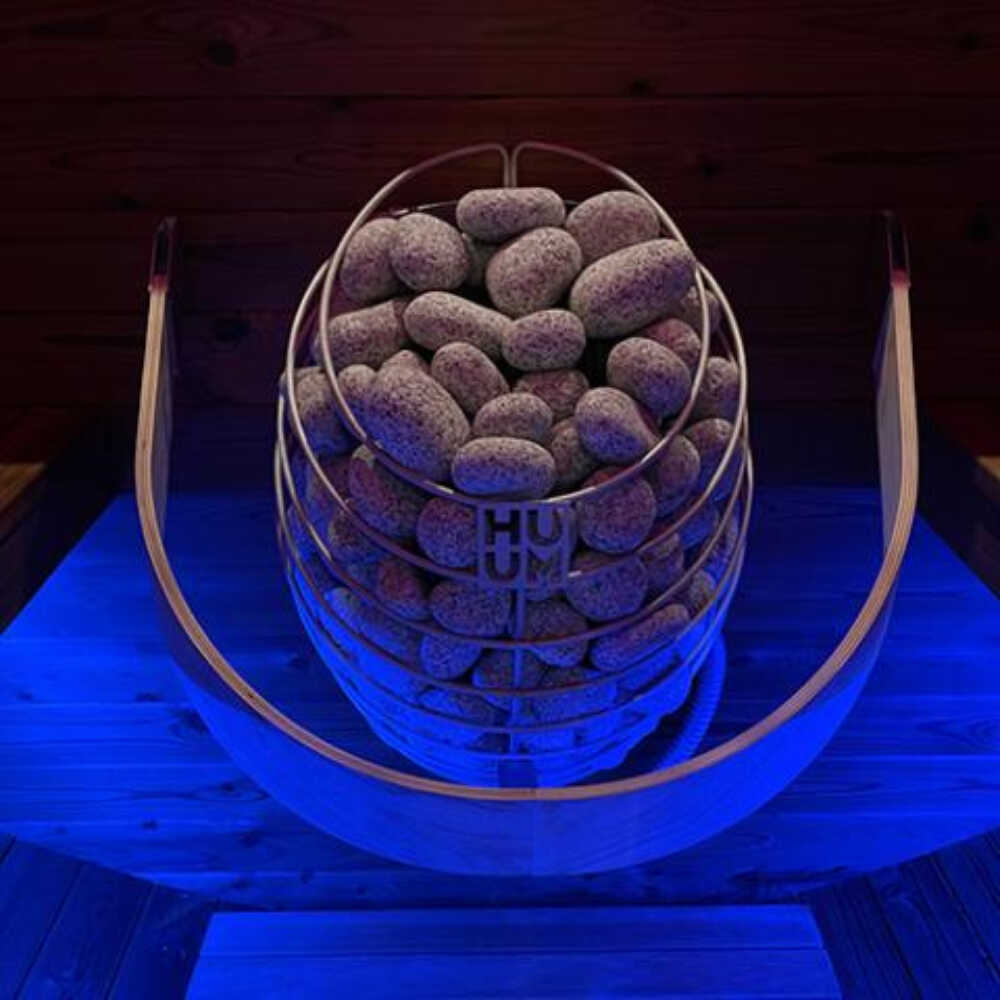 Wall Mount Sauna Heater With UKU Digital Controller & Sauna Stones