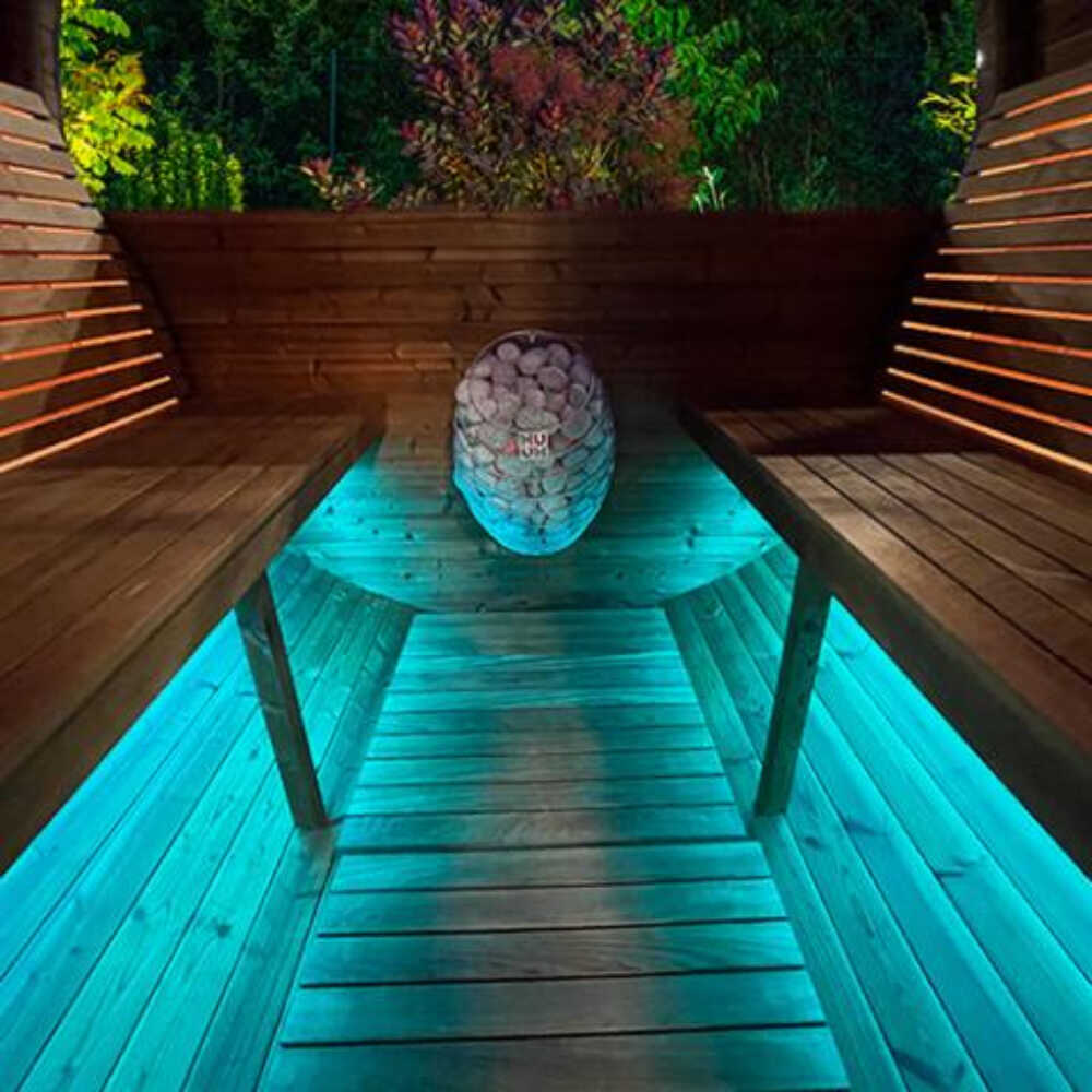 Wall Mount Sauna Heater With UKU Digital Controller & Sauna Stones