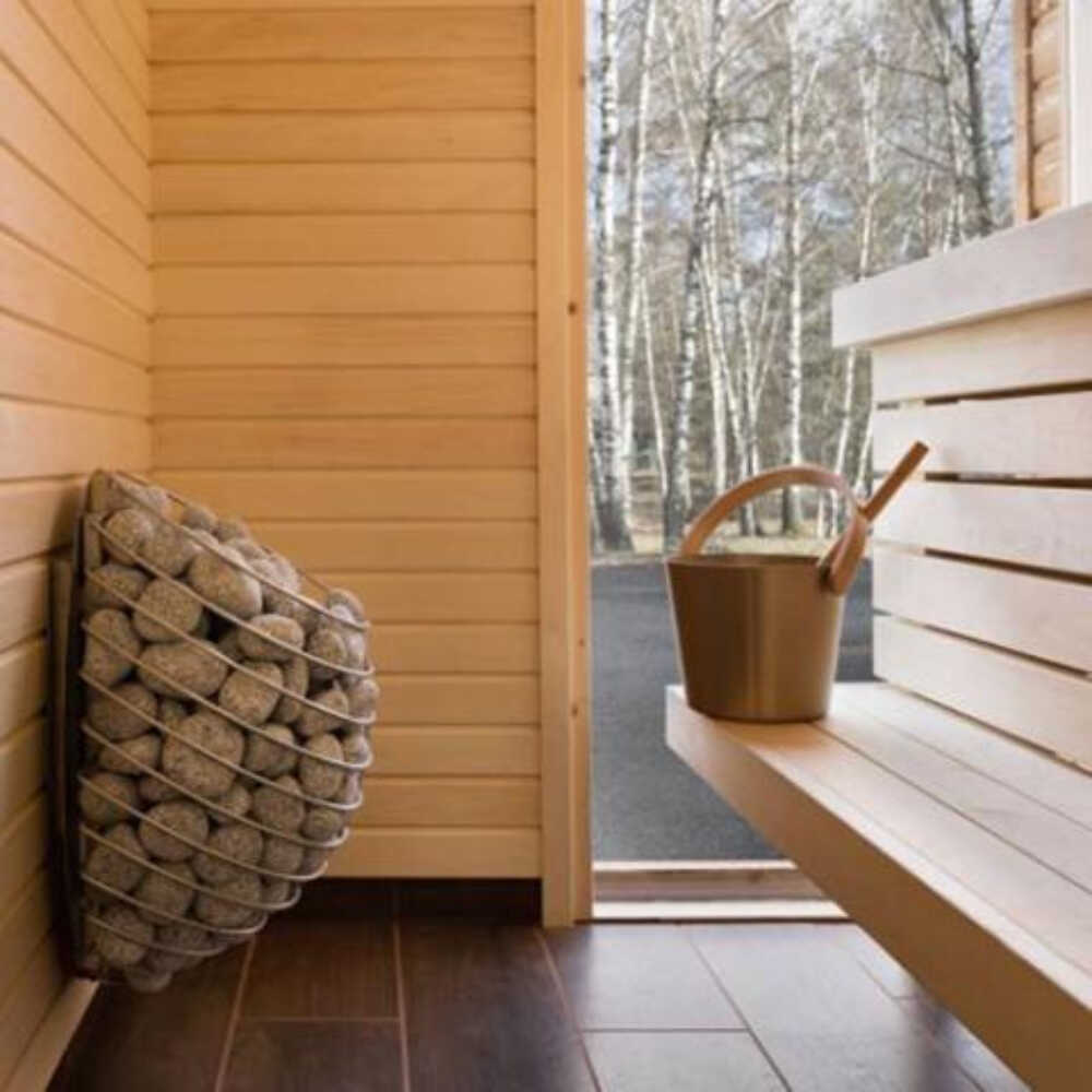 Wall Mount Sauna Heater With UKU Digital Controller & Sauna Stones