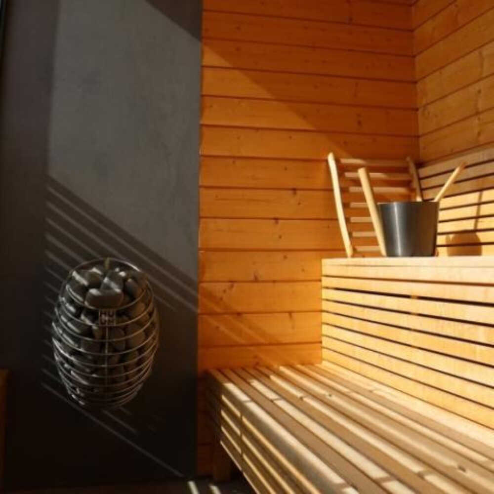 Wall Mount Sauna Heater With UKU Digital Controller & Sauna Stones