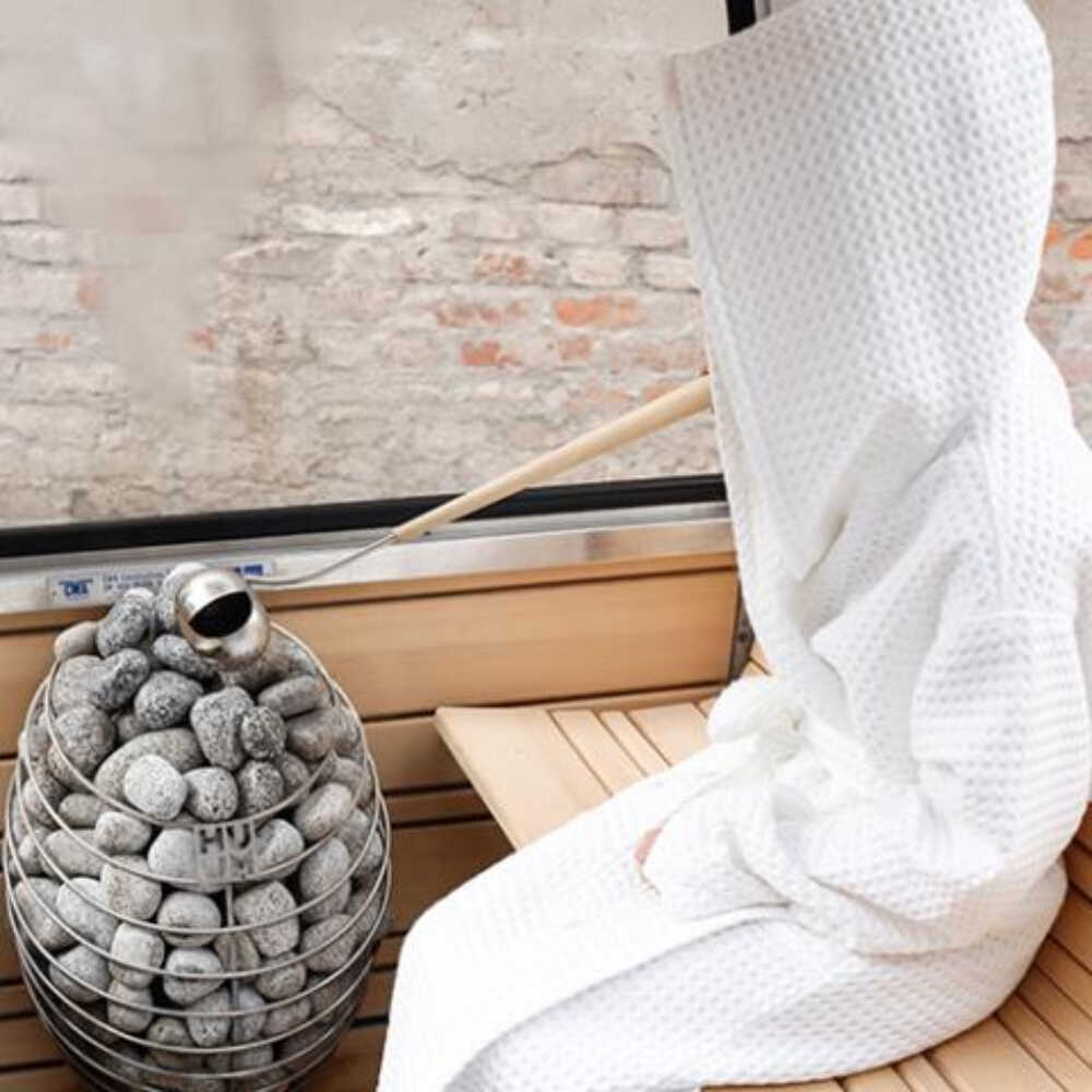 Wall Mount Sauna Heater With UKU Digital Controller & Sauna Stones