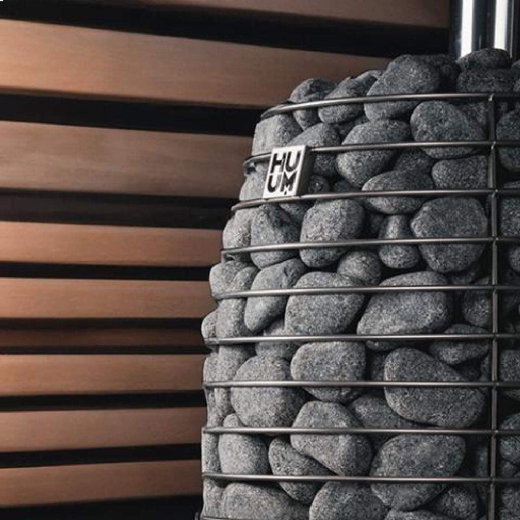 Mini Wood-Burning Sauna Stove With Ash Drawer & Sauna Stones