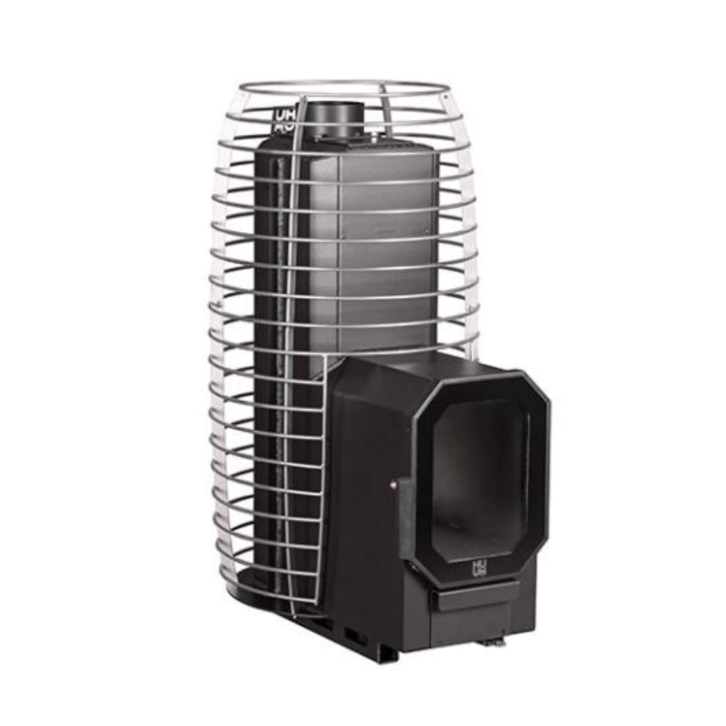 Mini LS 8.5KW Wood-Burning Sauna Stove With Firebox Extension & Sauna Stones