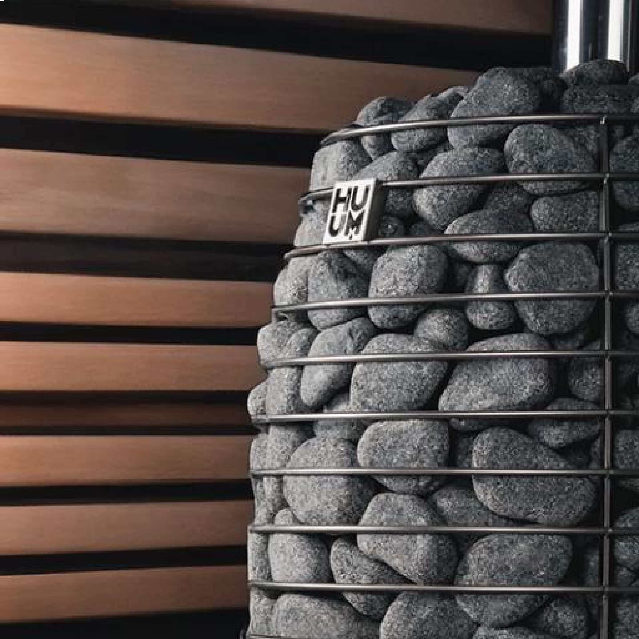 Hive Flow Wood-Burning Sauna Stove With Sauna Stones