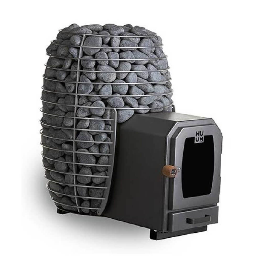 Hive Wood Sauna Stove With Firebox Extension & Sauna Stones