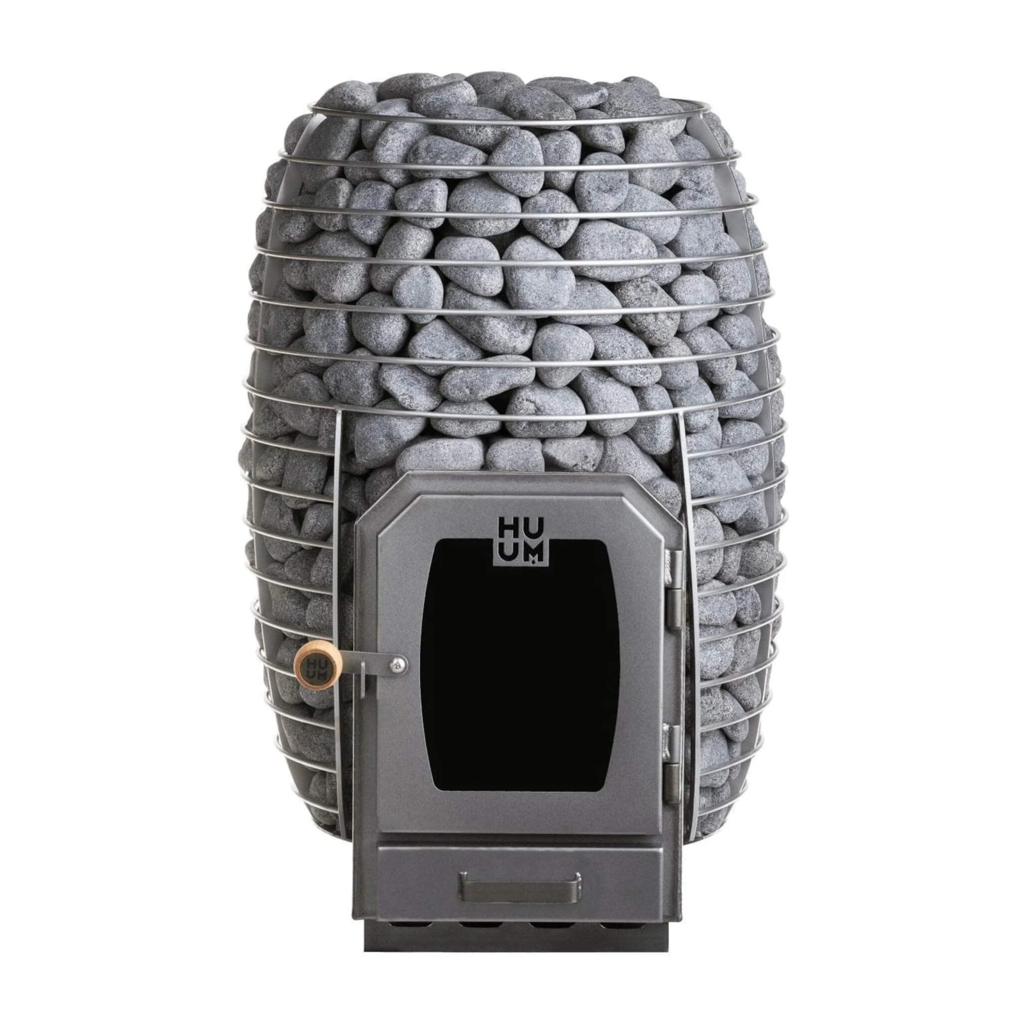Hive Wood Sauna Stove With Firebox Extension & Sauna Stones