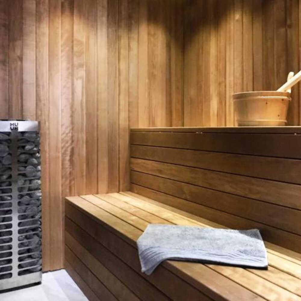 Steel Series Sauna Heater With UKU Control & Sauna Stones
