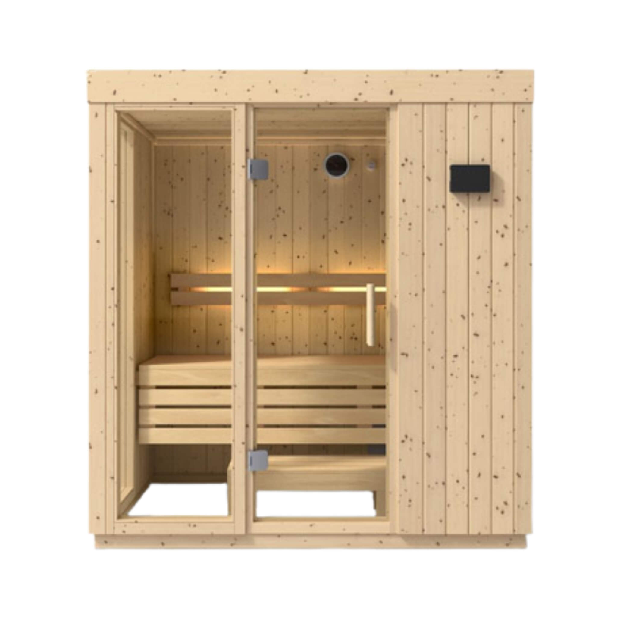 Luxury Indoor Scandinavian Spruce Home Sauna Kit