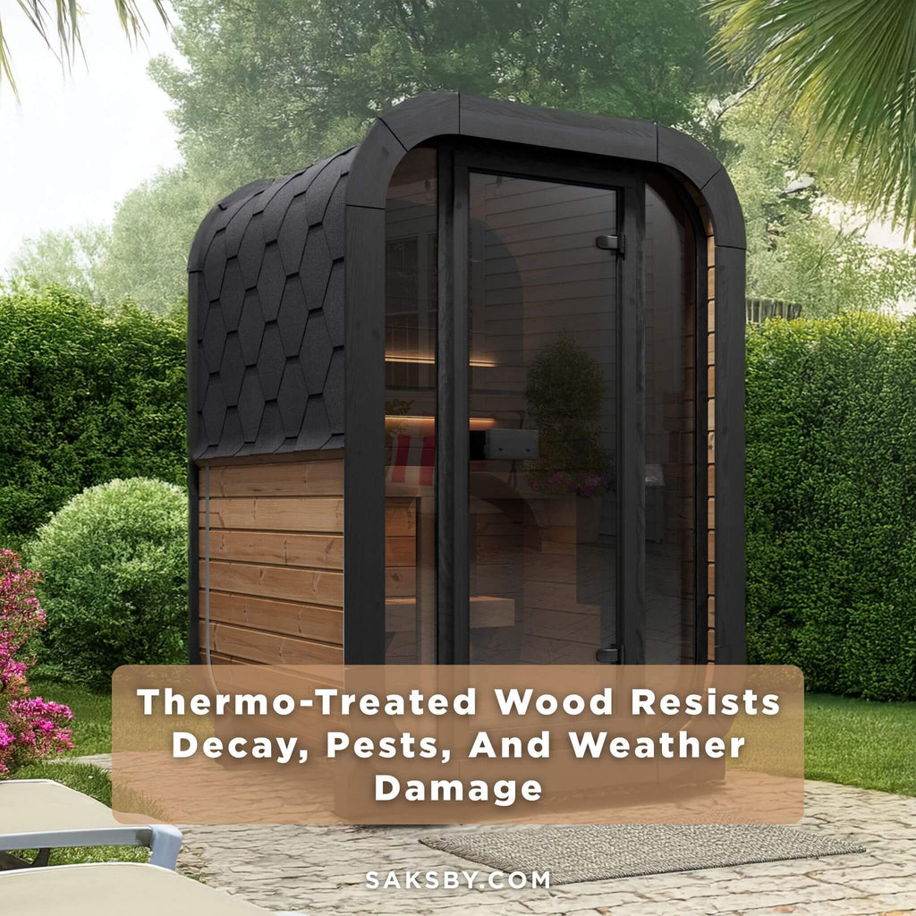 Outdoor 2-Person Home Sauna Kit